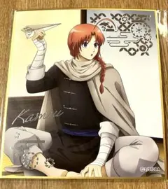 123 銀魂　くじメイト　手紙　銀　箔　ミニ 色紙　神威