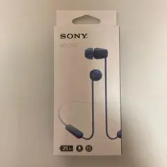 SONY ワイヤレスイヤホン ブルー WI-C100