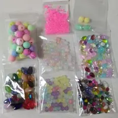 カラフル系ビーズセット☆9種☆
