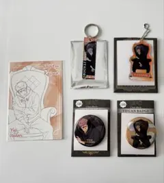 呪術廻戦 プラザ PLAZA 虎杖悠仁 特典 アクキー 缶バッジ