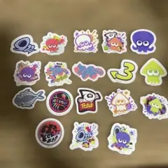 スプラトゥーン　リングスナック　シール　ステッカー　18種