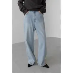 FLARE SLUB DENIM PANTS Sサイズ shiun - メルカリ