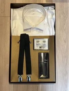 週末特価‼︎】41cm 新郎シャツセットL アクアグラツィエ 2025年最新