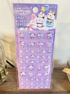 もちもちぱんだ♥ドロップブロックシール　タイルシール　ボンボンドロップシール