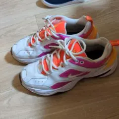 NIKE スニーカー ホワイト ピンク オレンジ