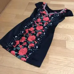 美品　豪華 ミニドレス BEYOND IRMA パーティドレス  ミニワンピース