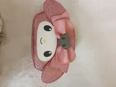 マイメロディ ラメ入りポーチピンク