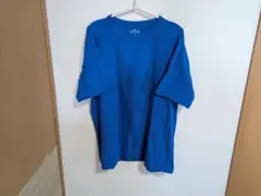 GU クルーネックTシャツ XLサイズ 青色 ブルー