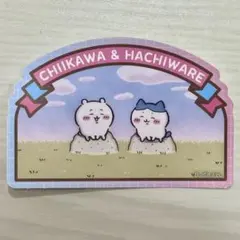 ♠︎100¥♠︎ ちいかわ&ハチワレ　ダイカットステッカー