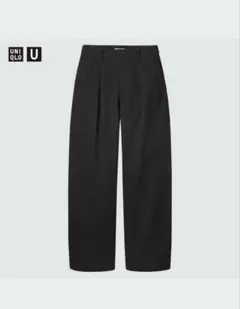 UNIQLO U コットンツイルパンツ 73 ブラック