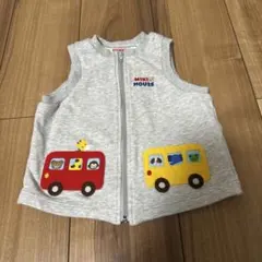 ミキハウス ベビーベスト 車の刺繍 サイズ30