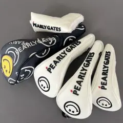 PEARLY GATES ゴルフヘッドカバー 4個セット ティファニーブルー 