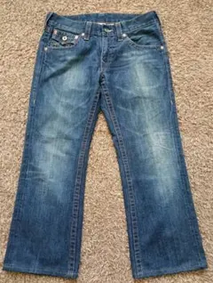 える様専用トュルーレリジョン ジョーイ フレア　デニム ライトブルー