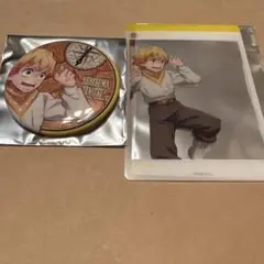 鬼滅の刃 サンシャイン てんぼうパーク 我妻善逸　缶バッジ　クリアカード