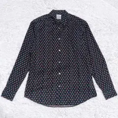 希少　ポールスミス　ストロベリー　スカル　現行　長袖シャツ　ブラック　総柄　L