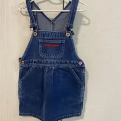 【miki HOUSE】デニムオーバーオール