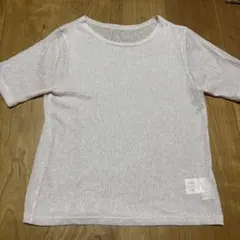 VANNIE U 半袖 Tシャツ ピンク シアー素材のサムネイル
