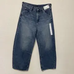 ユニクロ　バギーカーブジーンズ　丈短め