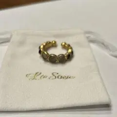 ラスール　イヤカフ　L スモーキークオーツ