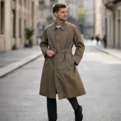 allegri アレグリ ステンカラーコート ライナー付き ベルト付き 三陽商会