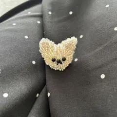 愛犬ビーズブローチ　ビーズブローチ　チワワ　チワワグッズ