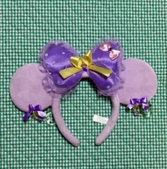 ★ミニー カチューシャ　イヤリング　紫★ディズニー★