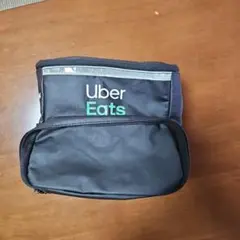 Uber Eats ポーチ 小物入れ ブラック ファスナー付き