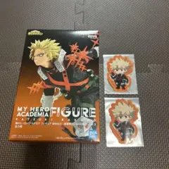 ヒロアカ　GiGO限定　フィギュア4点　ステッカー　セット ヒロアカ GiGO限定 フィギュア4点 ステッカー セット 爆豪勝己
