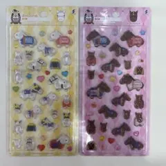 サラブレッドコレクション ぷっくりシール 2種　リバティアイランド　ソダシのサムネイル