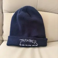 THRASHER GONZ LOGO 비니 네이비