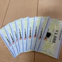 ビックカメラ優待券　9000円分
