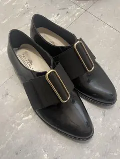 週末お値下げ☆TEMPERATE ブラックローファー レインシューズ