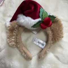 ダッフィー　クリスマス　サンタ　カチューシャ　香港ディズニーのサムネイル