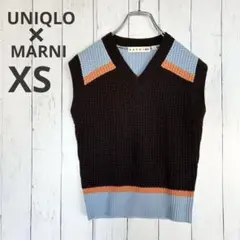 【ユニクロ マルニ】ニットベスト 小柄女性 親子リンク キッズ兼用 レイヤード