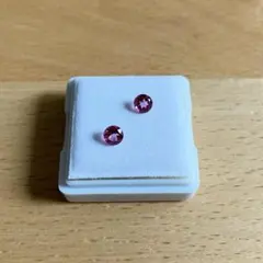 天然石 ピンクトパーズ ルース2石セット