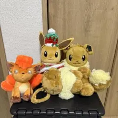 まとめ売り 4点 ポケモン ぬいぐるみ イーブイ ロコン ポケモンセンター