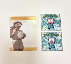 忍たま乱太郎マンチョコ ファミマ クリアカード シール 雑渡昆奈門　猪名寺乱太郎