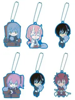 【新品未使用】 匿名配送 転生したらスライムだった件 ラバーマスコット セット