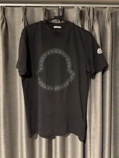 極美品〕モンクレール スタッズ ブラック XL Tシャツ 正規品 5S651 