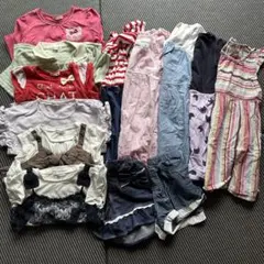 キッズ服セット 130 まとめ売り　女の子　エニィファム　19点　anyfam