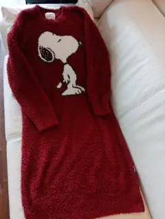 PEANUTS スヌーピー ルームウェア 赤