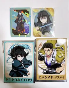 鬼滅の刃　時透無一郎　鬼滅の奏宴　カード　ステッカー　箔押しブロマイド
