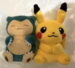 ポケモン プチぬいぐるみ ピカチュウ カビゴン
