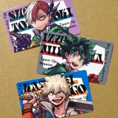 ジャンプ付録 僕のヒーローアカデミア 新十傑 ステッカー 爆豪勝己 轟焦凍 緑谷