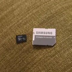TOSHIBA 64GB microSDカード SDアダプター付き