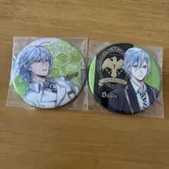 ツイステ シルバー 缶バッジ