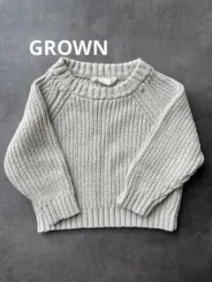 【週末限定価格】GROWN ニット　3-6m