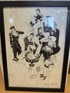 JOJO展 冒険の波紋- ドローイングアート 複製原画 歴代ジョジョ集合