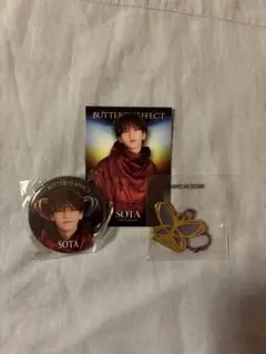 中島颯太 フォトカ 缶バッジ ステンドグラスチャーム