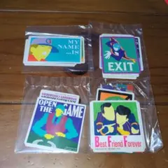 一番くじ ジョジョの奇妙な冒険 L賞 ステッカーアソート4種セット